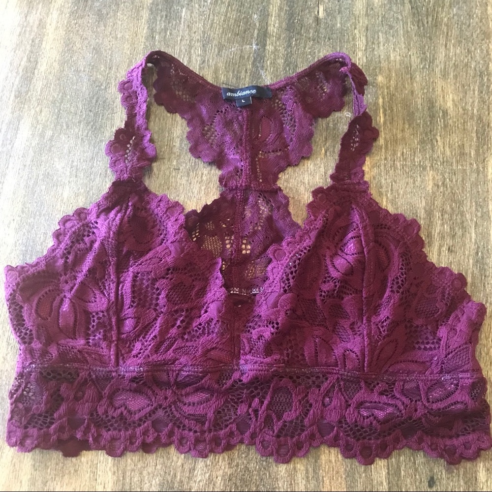 Burgundy Bralette